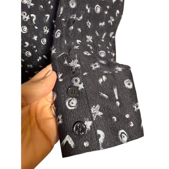 NWT Maison Common Silk Blouse Sz. 40 (US 8) - Picture 7 of 16